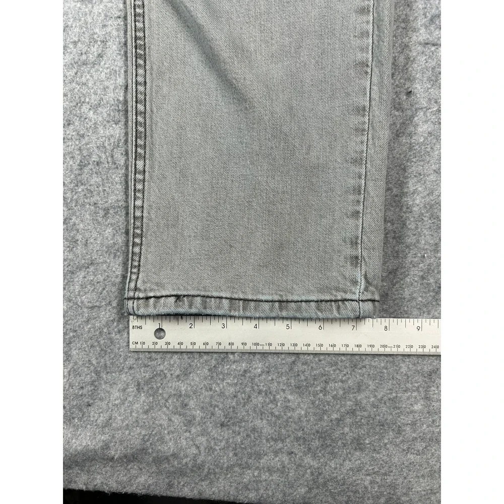 Levis 514 Denim Jeans Mens 36x30 Fits 36x29 Gray Straight Leg Casual Pants
